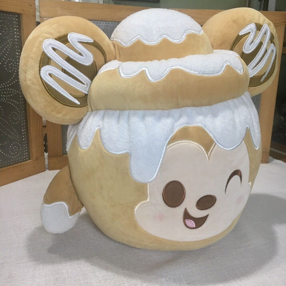 Disney Store Munchlings Cinnamon Swirl Bun Plush Large 15" Fall Food Teddy Bear - Picture 3 of 10